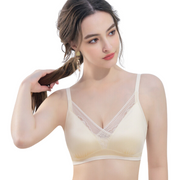 Magic Seamless Lace Silk Push-Up Bra