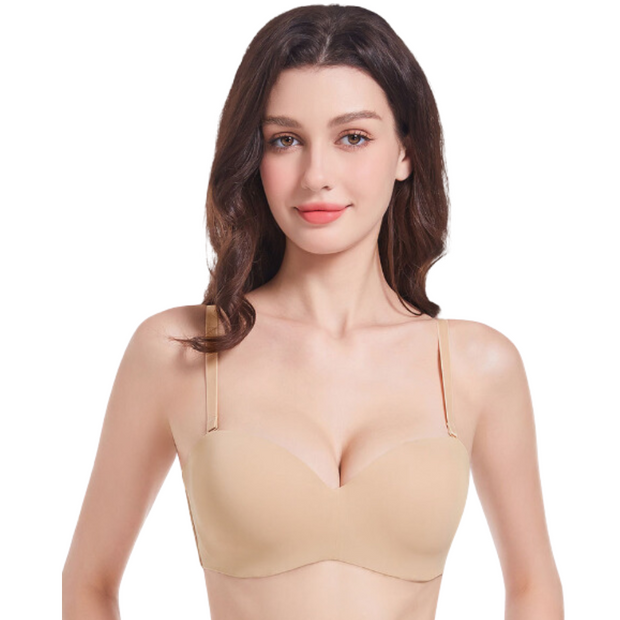 Magic Seamless Flexible Support Push-Up Demi Bra