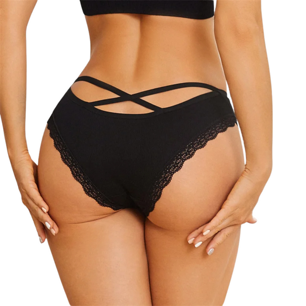 Magic Cross-Strap Low-Waist Underwear