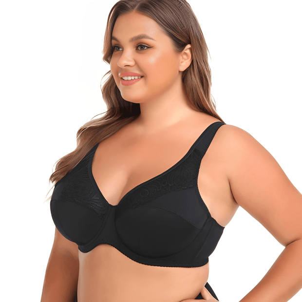 Magic Breathable Full Coverage Support Lift Lace Bra