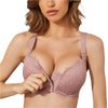 Magic Front Closure Push Up Thin Cup Wireless Lace - Magic Bra